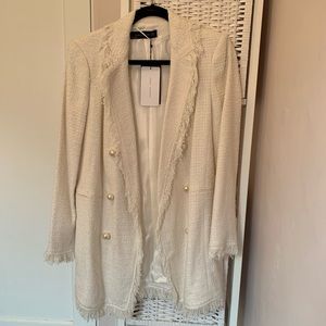 Zara tweed coat NWT